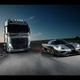This Koenigsegg One:1 Vs. Volvo Truck Ad Is Ridiculously Wonderful